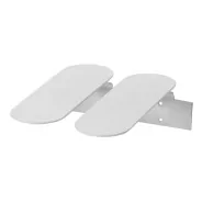 Range-chaussures blanc au design nordique