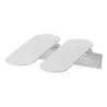 Range-chaussures blanc au design nordique