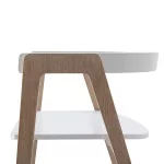 Chaise Scandinave bois clair et blanc Chaise Scandinave bois clair et blanc