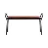 grand tabouret noir cognac 