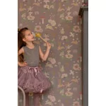 Papier peint aux motifs de fleurs Papier peint aux motifs de fleurs