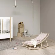 Balancelle transat pour bébé en bois