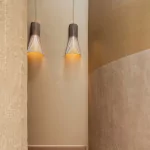 Lampe secto design noyer
