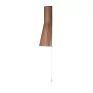 Lampe murale noyer