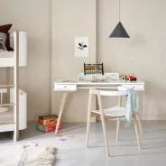 Bureau 66cm & chaise avec accoudoirs