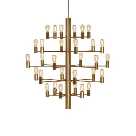 Lustre chandelier Manola 30 laiton