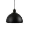 Grande suspension en métal noir