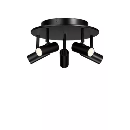 Plafonnier design 5 spots Cato noir Plafonnier design 5 spots Cato noir