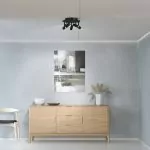 Plafonnier design spots noir mat Plafonnier design spots noir mat