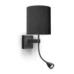 Applique Murale Liseuse Dual full black Applique Murale Liseuse Dual full black