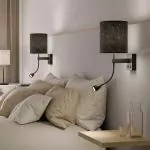 Applique Murale Liseuse noire Applique Murale Liseuse noire