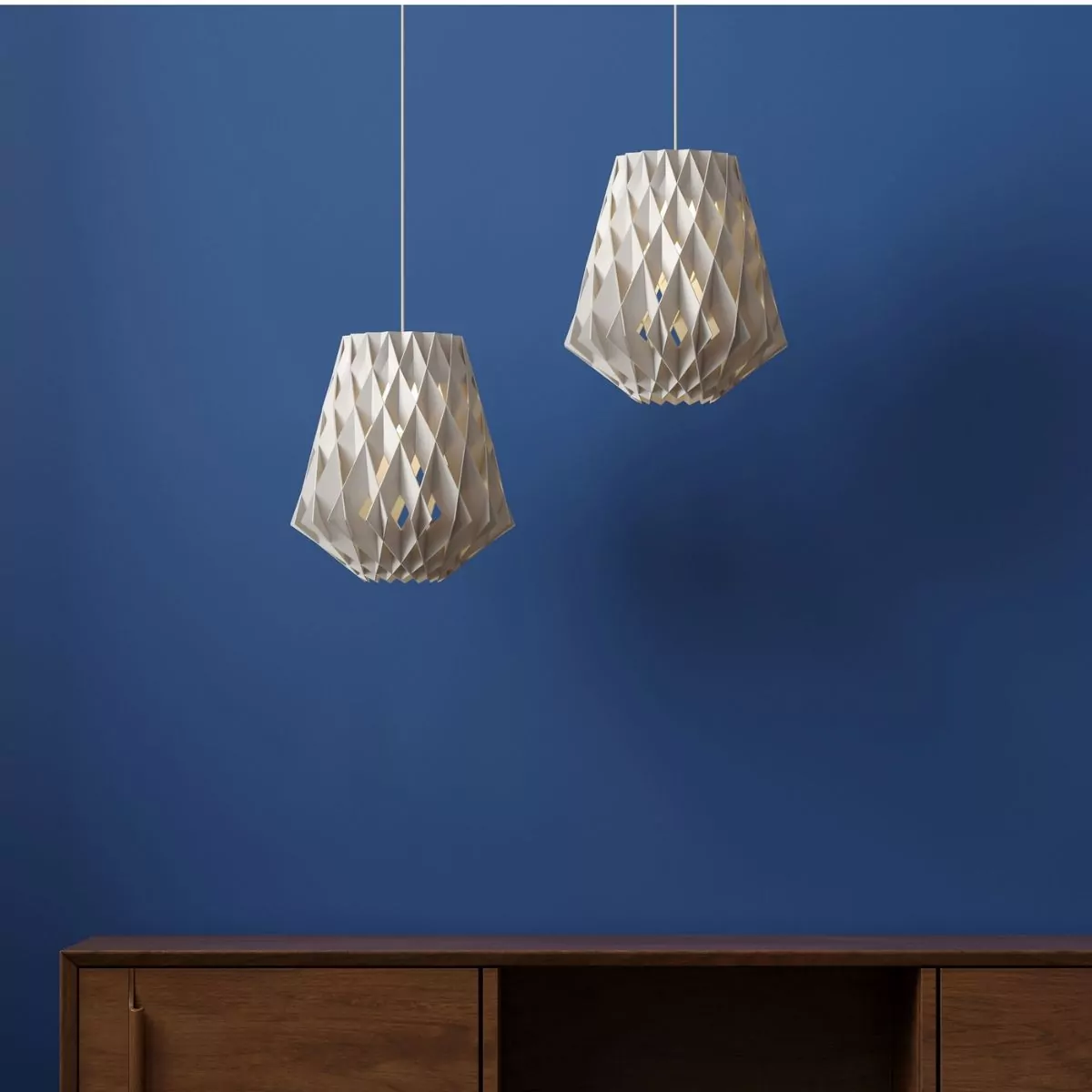 Suspension Pilke bois blanc