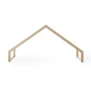 Structure cabane pour lit Novel 120 x 200 cm, bouleau/chêne