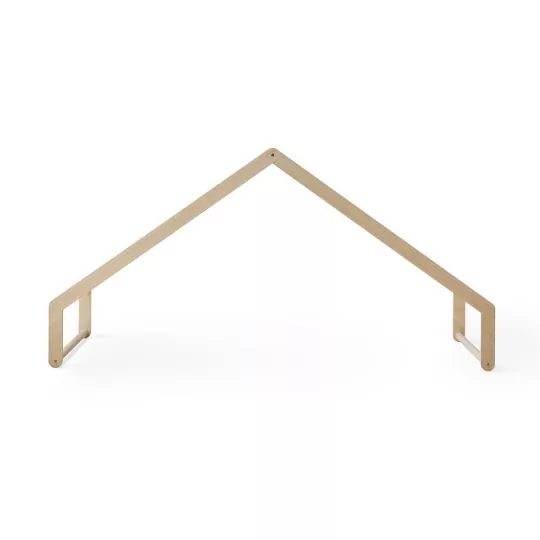 Structure cabane pour lit Novel 120 x 200 cm, bouleau/chêne