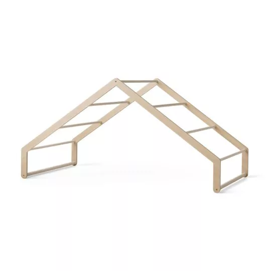 Structure cabane pour lit Novel 120 x 200 cm, bouleau/chêne