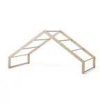 Structure cabane pour lit Novel 120 x 200 cm, bouleau/chêne
