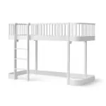 Lit mezzanine mi-haut 90x200 Wood Lit mezzanine mi-haut 90x200 Wood