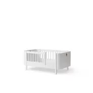 Lit bébé scandinave évolutif Wood Mini+ (Kit Junior Inclus)