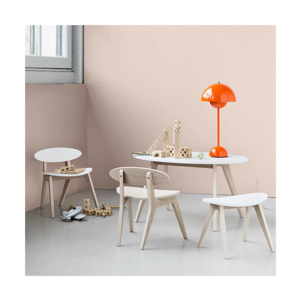 table et chaises enfant bois massif