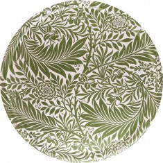 Plateau design scandinave rond motif végétal